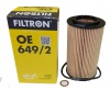 Фильтр масляный (Filtron) OE649/2 MANN-FILTER HU7181Z, KNECHT/MAHLE OX153D2